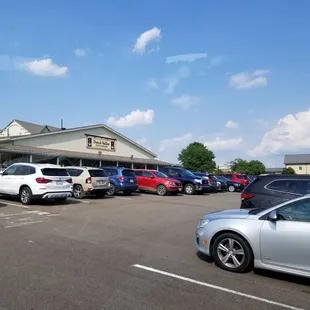cars parked in a parking lot
