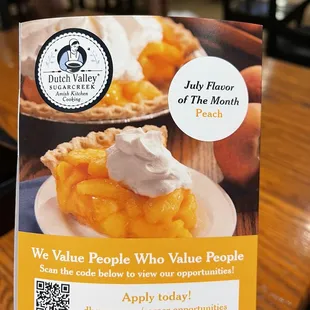 World's best peach pie