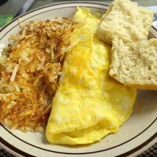 My go to Ham &amp; Cheese Omelet @ $12.99 = Tons of food!