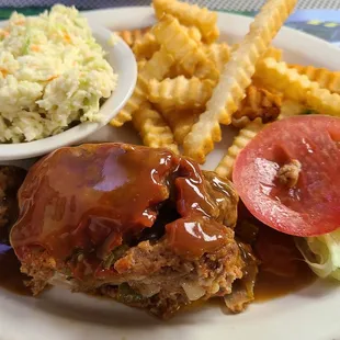 Classic and tasty Meatloaf &amp; two sides @ $10.99.