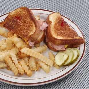 Grilled ham n cheese