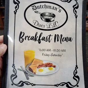 Trying out the breakfast on this cold and wet Saturday morning.