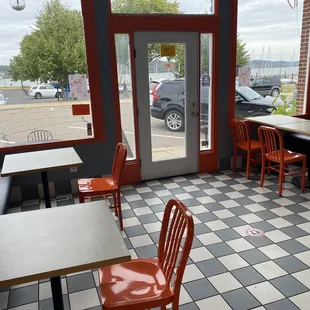 Indoor and outdoor seating