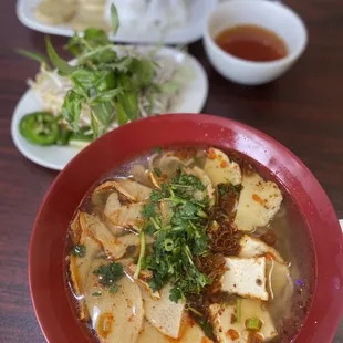 Vegetarian Bun Bo Hue