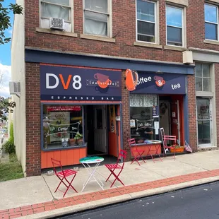 Revamped outside with some outdoor seating (more on the back patio)