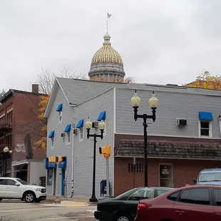 a view of the capitol building