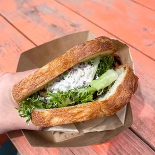 Chicken salad sandwich