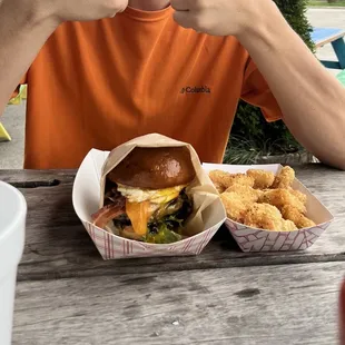 Best Burger in Town and Tater Tots