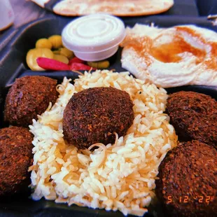 a plate of food
