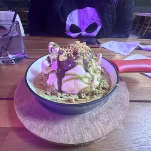 Dubai Chocolate Cookie Skillet