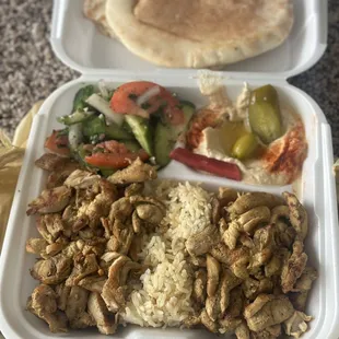 Chicken Shawarma Entree