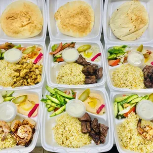 BEEF KEBAB/ Shrimp/chicken shawarma