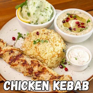 Chicken Kebab Plate