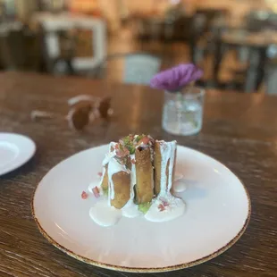 Chicken Flautas were very tasty &amp; presentation was nice