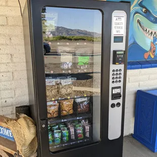 Vending machine at Dwaynes