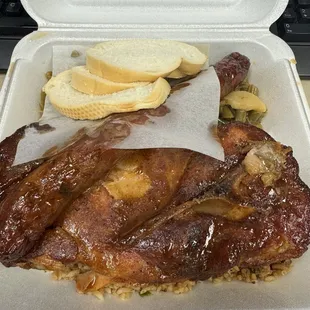 Pork Steak Plate Lunch