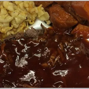 a plate of food