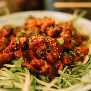 a plate of food