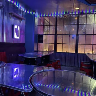 interior, sushi and sashimi