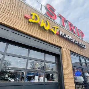 the front of the store