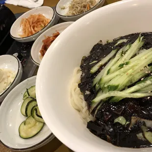 jajangmyeon (black bean noodle)