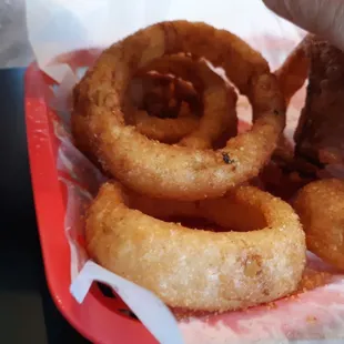 Amazing onion rings