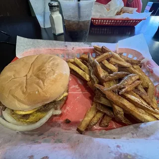 Dyer's Single With Cheese Combo