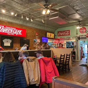 diners sitting at tables