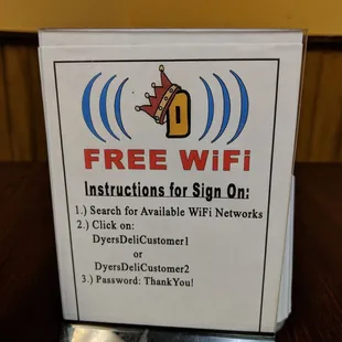 Free WiFi.