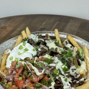 DYFRES CHEESE FRIES *  Most try it.