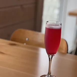 Prickly Pear Prosecco! Yummy!
