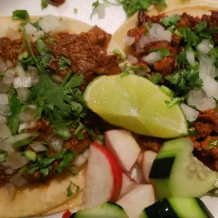 Birria (L), Pastor (R)