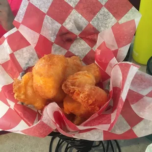 Giant cheese curds