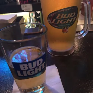 a beer and a bud light