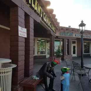 A Christmas greeting card storefront photo. 12/28/2017