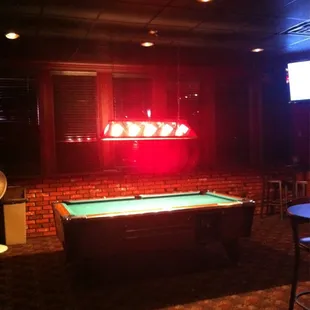 Yay!  They have a pool table!!
