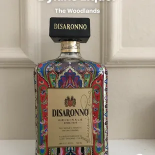 a bottle of disaronino