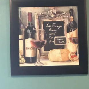Picture on wall