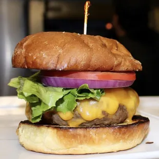 a cheeseburger