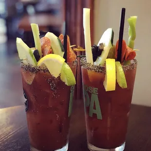 two bloody drinks