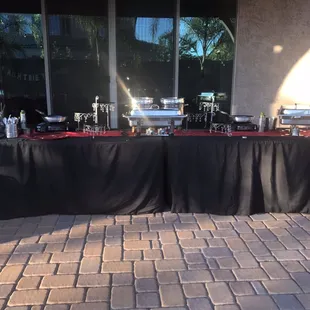 Two station pasta bar