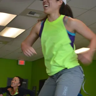 Doris owner and Great zumba instructor at Dynamic