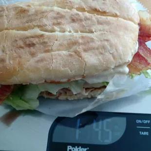 1lb 4oz of deliciousness.  None better.