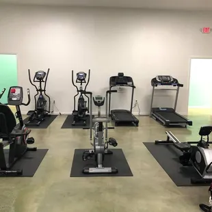 Large, sanitized gym