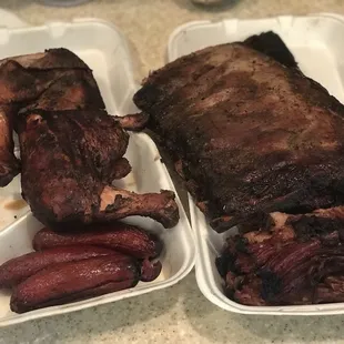 The Pitmaster's Plate. Not the actual name but I told him how much money I had and this is what I got!