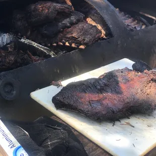 Brisket and ribs