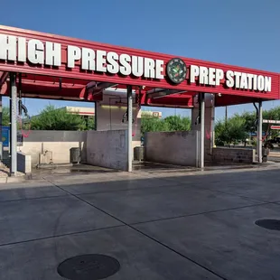 Pre-wash station. It gets slippery so be careful!!