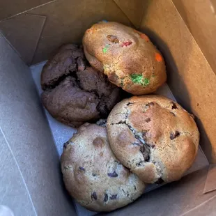 a box full of cookies