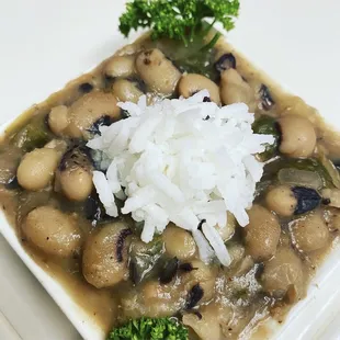 Black eye peas and rice