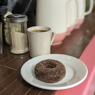 Spiced chocolate donut